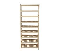 Stolarstwo Wochnik S.C. Estantería de pie de madera maciza de pino con 9 estantes, 173 × 60 × 38 cm (alto x ancho x profundidad), sin tratar, para interiores