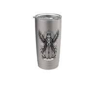Stolas El Rey Búho Despierta Vaso térmico de acero inoxidable de doble pared