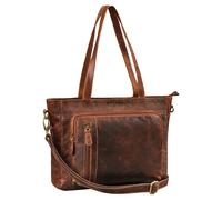 STOLIRD 'Doro' 3 en 1 Bolso de Mano Mujer Grande Cuero Suave Bolso Shopper Cuero Genuino Bolso de Hombro Vintage Bolsos Bandolera Mujer Trabajo Compras Ocio, Color:prestige - marrón