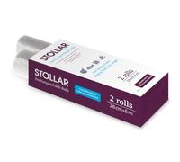 Stollar SAT65 Rollos al vacío 28 x 600 cm, paquete de 2 unidades, resistentes a temperaturas para refrigerador, congelador, microondas y baño de agua