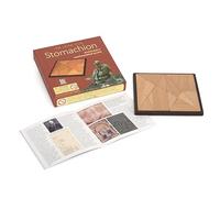 Stomachion - Puzzle matemático de Arquímedes, juego de mesa de madera con libro histórico
