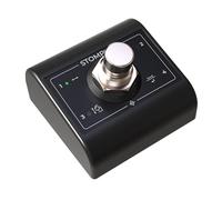 STOMP - Mini girador de páginas Bluetooth y controlador de aplicación, interruptor único ultracompacto con control bidireccional, batería recargable USB-C de más de 100 horas, pedal inalámbrico para