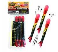 Stomp Rocket X-Treme Rocket Refill Pack, 3 Rockets for Rocket Launcher - - Regalo de Juguete de Cohete al Aire Libre para niños y niñas - A Partir de 9 años - Compatible Solo con X-Treme Rockets