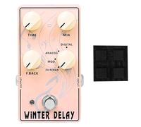 Stompbox para guitarra eléctrica avanzada, efectos de sonido, distorsión, reverberaciones, carcasa de retardo, accesorio portátil, accesorio de efectos de guitarra de grado de estudio, equipo de