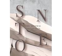 STONE: Abstract Faux Coffee Table Book - The Neutral Collection Vol. 04: Minimal Decorative Grey Accent Hardcover with Blank Cream Pages for Modern Home & Office Styling