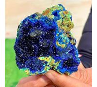 Stone Azurite Malachite Geode Crystal Stone Collectible(30-50g)