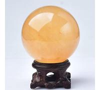 Stone Ball Calcite Quartz Ball Stone Crystal Ball Citrine Home Stone Carved,citrine-7cm