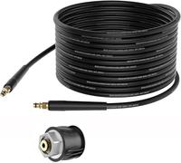 Stone Banks 10M manguera de alta presión para Kärcher K2 K3 K4 K5 K6 K7 Conector Rápido de Enchufe Tipo Clic, Manguera de Repuesto para Lavadora de Alta presión
