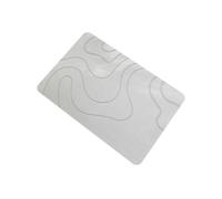 Stone Bath Mat - Natural Diatomaceous Earth, Super Absorbing & Non-Slip, Compatible with Shower, Kitchen Counter, Easy to Clean, No Bad Odor