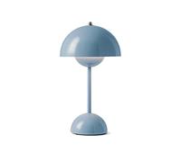 Stone Blue Flowerpot VP9 Lámpara inalámbrica - Altura 29,5 cm | Solución de iluminación elegante y conveniente | Tecnología inalámbrica | Decoración versátil para interiores y exteriores Idea