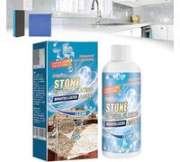 Stone Brighten - Agente de chapado de cristal, limpiador removedor de manchas de piedra, ilumina eficazmente revestimientos de cerámica y piedra, para mármol, granito, cuarzo y más (1)