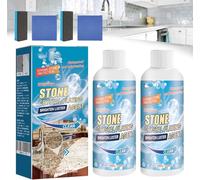 Stone Brighten - Agente de chapado de cristal, limpiador removedor de manchas de piedra, ilumina eficazmente los revestimientos de cerámica y piedra para una amplia gama de tipos de superficies (2)