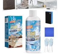 Stone Brighten Crystal-Plating Agent, Stone Crystal Coating & Plating Agent, Marble Stain Remover Cleaner, Marble Polish, Effectively Brightens Ceramic and Stone Coatings for Tile & Furniture (1Pcs)