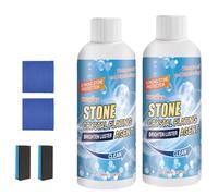 Stone Crystal Plating Agent, Stone Polishing and Coating Agent, Kitchen Oil Stain Cleaner, Marble Stain Remover, Marble Countertop Stain Remover (2pcs)