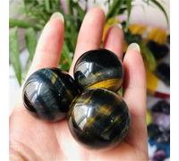 Stone Dark Yellow Tiger Eye Stone Quartz Crystal Ball Stone Tiger Eye Stone
