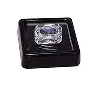 Stone Gems Piedra de circonita blanca de 11 quilates certificada I con circonita cúbica certificada por Lab Certified, Free Size, Cristal, Gema de circonia