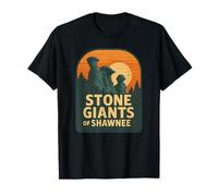 Stone Giants of Shawnee - Camisa Retro Garden of Gods IL Scenic Camiseta