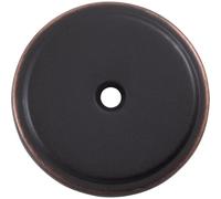 Stone Harbor Hardware Bi-Fold Closet Door Knob Backplate 1-3/4 Inches Vintage Bronze