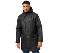STONE HARBOUR Chubasquero cálido con forro impermeable con correa interior y costuras soldadas Verdaan S-3XL, Negro , S