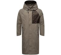 STONE HARBOUR Abrigo de entretiempo 'Zafaar' moca / marrón oscuro, Talla XL