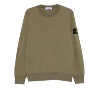 Stone Island - 6100060 Sudadera de Felpa de Algodón - Sweatshirts & Hoodies - Hombre - Verde - S -