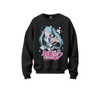 STONE K Licences - Sudadera para mujer anime Hatsune Miku - Corte cómodo, impresión de alta definición francesa, respetuoso con el medio ambiente, talla XS-XL disponible - Varios colores, Negro , L