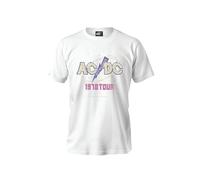 Stone Kids 1978 Tour - Camiseta para hombre AC/DC - Licencia oficial talla XS-XXL, blanco, M