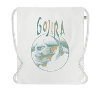 Stone Kids - Mochila con cordón de música de algodón orgánico 37x41 cm - bolsa de gimnasio o deporte ligera, cordones ajustables, bolsa ecológica, I, M