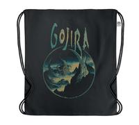 Stone Kids - Mochila con cordón de música de algodón orgánico 37x41 cm - bolsa de gimnasio o deporte ligera, cordones ajustables, bolsa ecológica, c, M
