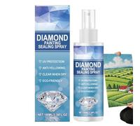 Stone Painting Sealer - Anti Yellowing Spray, 100ml Adhesive with Protective Coating, Art Craft Spray with Long Lasting Finish, Creative Supplies, Durable Stone Art Seal for Hobby Beginners Women