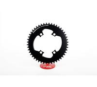 STONE - Plato Redondo Monoplato 107 BCD Compatible con SRAM Rival AXS Gravel Carretera Road CNC Aluminio 7075-T651 4 Brazos 38T | 40T | 42T | 44T | 46T | 48T (48T)