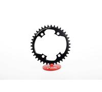 STONE - Plato Redondo Monoplato 107 BCD Compatible con SRAM Rival AXS Gravel Carretera Road CNC Aluminio 7075-T651 4 Brazos 38T | 40T | 42T | 44T | 46T | 48T (38T)