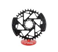 STONE - Plato Redondo Mount Direct Compatible con SRAM Eagle y Cadena T-Type FlatTop XX Eagle SL, XX Eagle, X0 Eagle CNC Aluminio Aleris 7075-T65 (34T)
