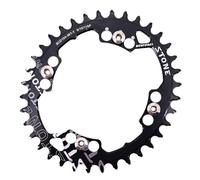 STONE - Plato Redondo/Ovalado para Bicicleta MTB 4 Tornillos 104BCD Monoplato CNC Aluminio Aleris 7075-T651 32T | 34T | 36T (Ovalado, 36T)