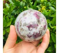 Stone Plum Blossom Tourmaline Crystal Ball Stones Home Decoration Ball Ornaments (Size : 5-5.5cm)
