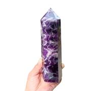 Stone Purple Dream Crystal Column,Purple Quartz Crystal Wand, Stone Column(Size:700-800g)