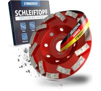 STONE REEF Lijadora de hormigón [125 x 22,2 x 20] fresadora de hormigón, Discos Radial Pequeña de 125 mm, disco abrasivo para trabajos de hormigón, fresadora de saneamiento, olla de lijado