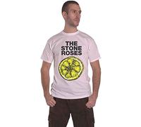 Stone Roses - Camiseta - Estampado - para hombre blanco blanco L/ 102 cm- 107 cm