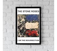STONE ROSES The - Impresión artística para pared, tamaño A4, portada de disco "I am the Resurrection" (29,7 x 21 cm)