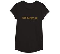 Stone Sour Distressed Logo Camiseta, Niñas, Negro, S