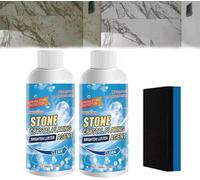 Stone Stain Remover Cleaner, Kitchen Marble Oil Stain Cleaner, Counter Oil Stain Remover Cleaning, Crystal Plating Agent for Marble, Granite,Tile, Kitchen Cooktops (2)