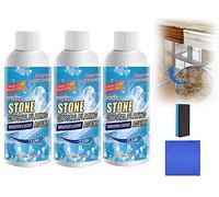 Stone Stain Remover Cleaner, Kitchen Marble Oil Stain Cleaner, Granite Counter Oil Stain Remover Cleaning, Marble Cleaner and Polish, for Oxidation, Rust, Stains (3pcs)
