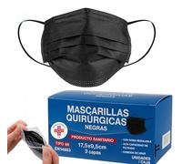 Stone&Stone 100 Mascarillas Quirúrgicas Tipo IIR, Marcado CE, 3 Capas, Filtración Bacteriana BFE ≥98%, Mascarillas Médicas Desechables en Bolsas de 10 Unidades