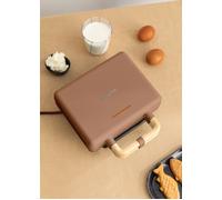 STONE STUDIO - Sandwichera Grill Y Gofrera De Placas Intercambiables Doble