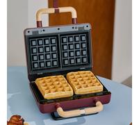 STONE STUDIO - Sandwichera Grill Y Gofrera De Placas Intercambiables Doble
