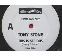 Stone, Tony This Is Serious Danny D Remix 12" Ensign ENYX615 EX 1988 12 inch, white label, DJ copy