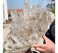 Stone White Quartz Clusters,White Crystal Clusters, Stones, Home Office Decor(Size:300-400g)