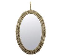 Stonebriar Espejo ovalado de cuerda con colgador