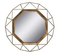 Stonebriar SB-6137A Gold Geometric Wall Mirror - Espejo de Pared (30 x 30 cm)