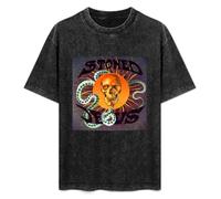 Stoned Jesus First Communion Men's T-Shirt Unisex Black Cotton Hip Hop Print tee Shirts XL